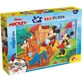 Lisciani Mickey und Freunde – doppelseitiges Bodenpuzzle, 108 Teile, 70 x 50 cm
