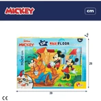 Lisciani Mickey und Freunde – doppelseitiges Bodenpuzzle, 108 Teile, 70 x 50 cm