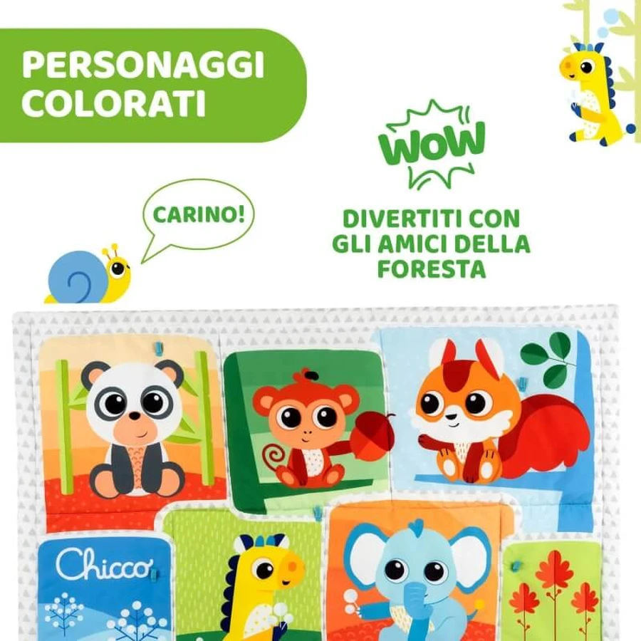 Alfombra de juegos Chicco XXL - Bosque mágico 0 meses+