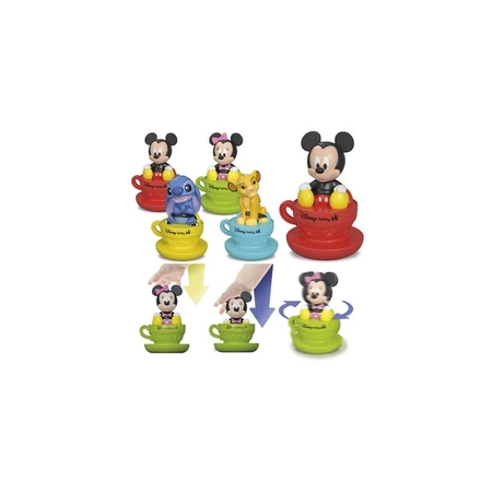Peonzas Clementoni Disney Baby: personajes giratorios, colores variados