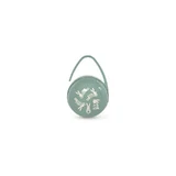 Suavinex Pacifier Holder - Case for 2 Green Rabbit Pacifiers