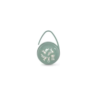 Suavinex Pacifier Holder - Case for 2 Green Rabbit Pacifiers