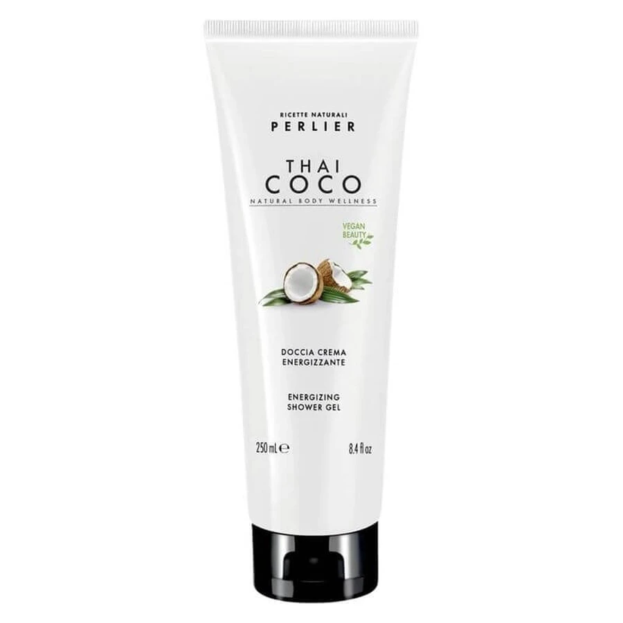 Perlier Thai Coco - Crema de ducha energizante, 250 ml