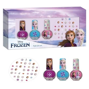 Disney-cadeauset voor nagelkunst - 3-delige nagellakset + diverse nagelversieringen