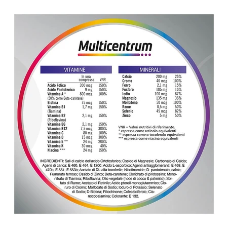 Multicentrum für Männer ab 50 – Vitamin- und Mineralstoffpräparat, 3 Packungen à 30 Tabletten