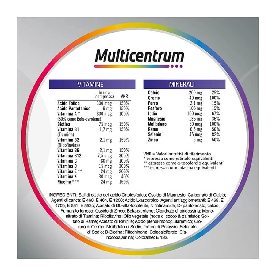 Multicentrum für Männer ab 50 – Vitamin- und Mineralstoffpräparat, 3 Packungen à 30 Tabletten