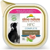 Almo Nature HFC Complete Ham with Peas - Complete dog food for dogs of all sizes, 85 g