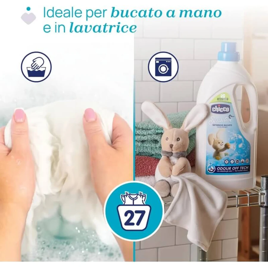Chicco Sensitive - Laundry Detergent, 1.5 L