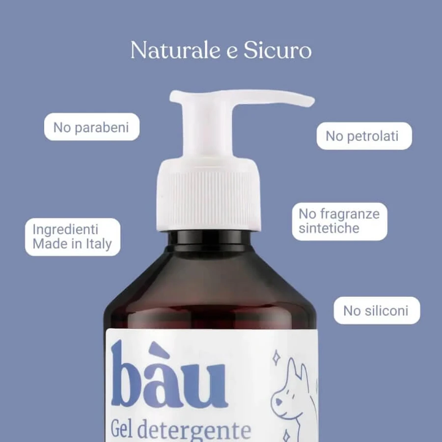 Bau Cosmetics Lavendel Reinigingsgel voor honden (hoeft niet uitgespoeld te worden), 250 ml