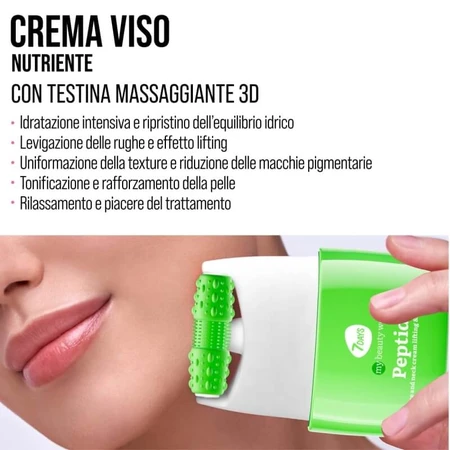 7days Peptidi – cremă nutritivă și netezitoare pentru față, cu dispozitiv de masaj, 40 ml