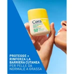 Crème solaire pour le visage CeraVe SPF 50+, fluide matifiant, invisible, très haute protection, 50 ml