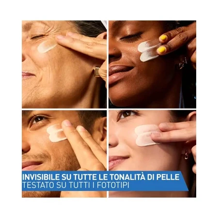 Crème solaire pour le visage CeraVe SPF 50+, fluide matifiant, invisible, très haute protection, 50 ml
