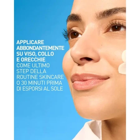 Crème solaire pour le visage CeraVe SPF 50+, fluide matifiant, invisible, très haute protection, 50 ml
