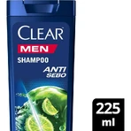 Clear Anti-Sebum - Anti-Dandruff Shampoo for Oily Hair, 225 ml