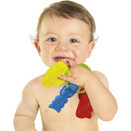 Llaves multicolores para la dentición de Clementoni, a partir de los 3 meses