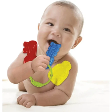 Llaves multicolores para la dentición de Clementoni, a partir de los 3 meses