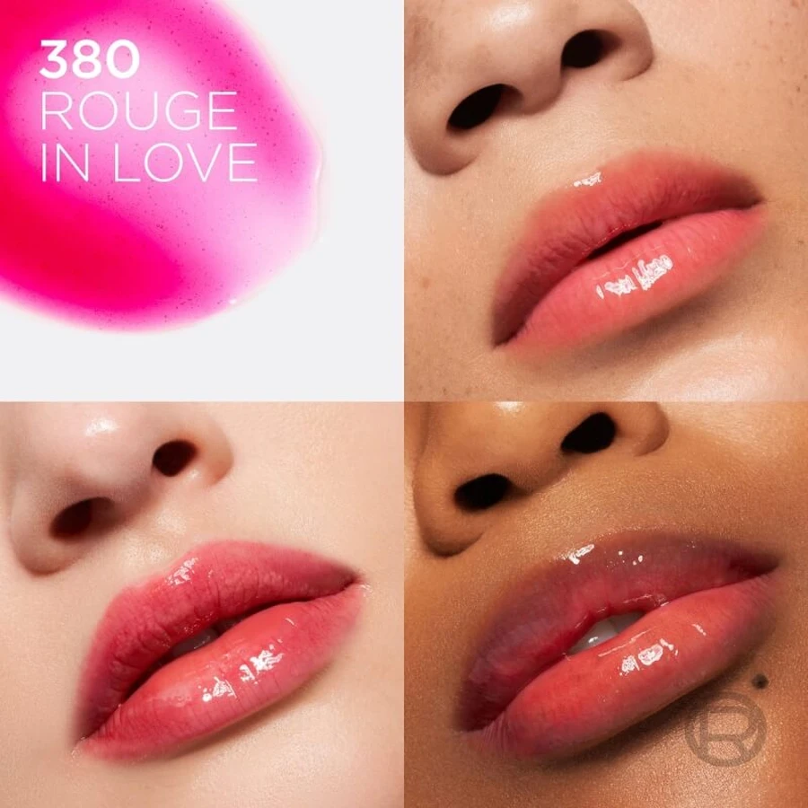 Aceite labial hialurónico Plump Ambition de L'Oréal Paris - Aceite labial voluminizador n.º 380 Blush en