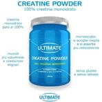 Ultimate Italia Créatine en poudre 300 g - Complément alimentaire pour sportifs