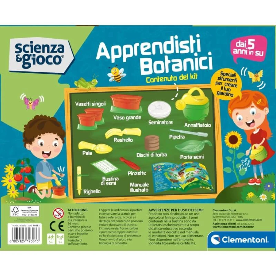 Clementoni Science &amp; Play: Apprentice Botanists Lab - Science Game for Children Ages 5+