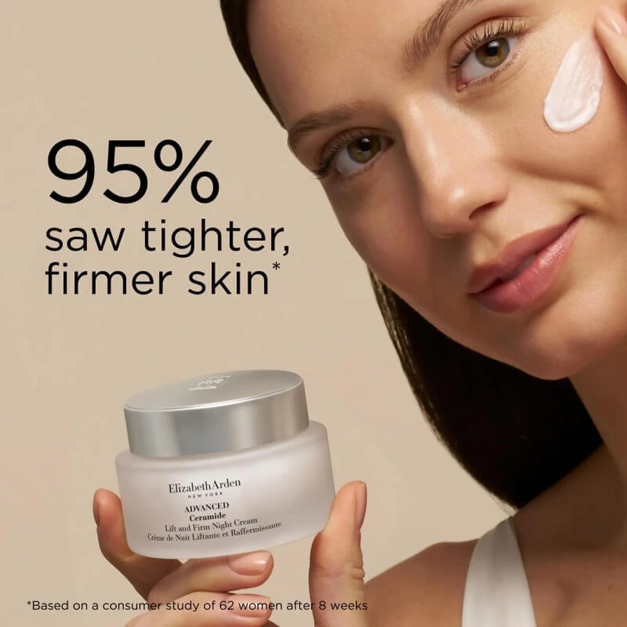 Elizabeth Arden Advanced Ceramide Lift and Firm - Crema de noche antienvejecimiento, 50 ml