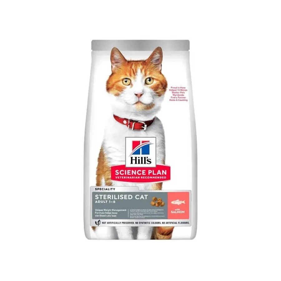 Hill's Science Plan pour chats adultes stérilisés 1-6 - croquettes pour chat, 300 g