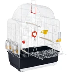 Ferplast Ibiza Open - Cage blanche à ouverture frontale pour canaris et oiseaux exotiques