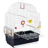 Ferplast Ibiza Open - Cage blanche à ouverture frontale pour canaris et oiseaux exotiques