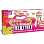Bontempi minitoetsenbord, 22 toetsen, met microfoon, roze