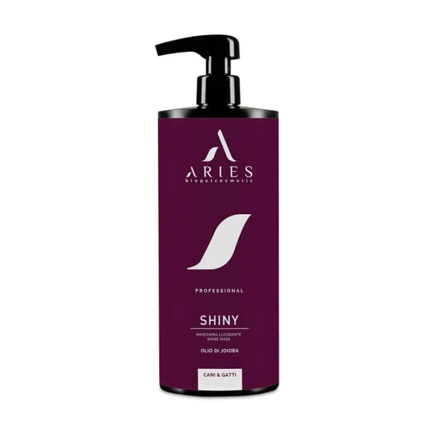 Aries Biopetcosmetic Shiny Bio Mask – Glanzverstärkende Pflege für Hunde und Katzen, 1000 ml