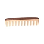 Koh-i-noor Wide-tooth and Fine-tooth Wooden Comb Made of Beech and Kotibe