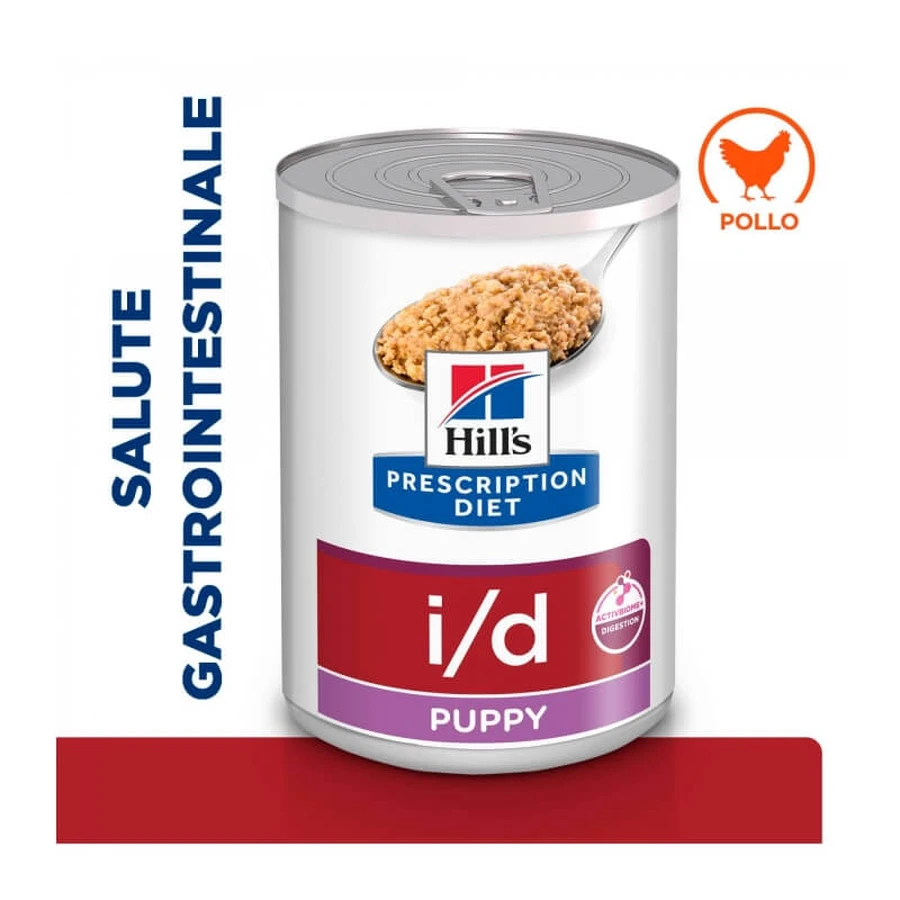 Hill's Prescription Diet i/d Puppy Poulet - Aliment diététique complet pour chiots souffrant de troubles digestifs, 360 g