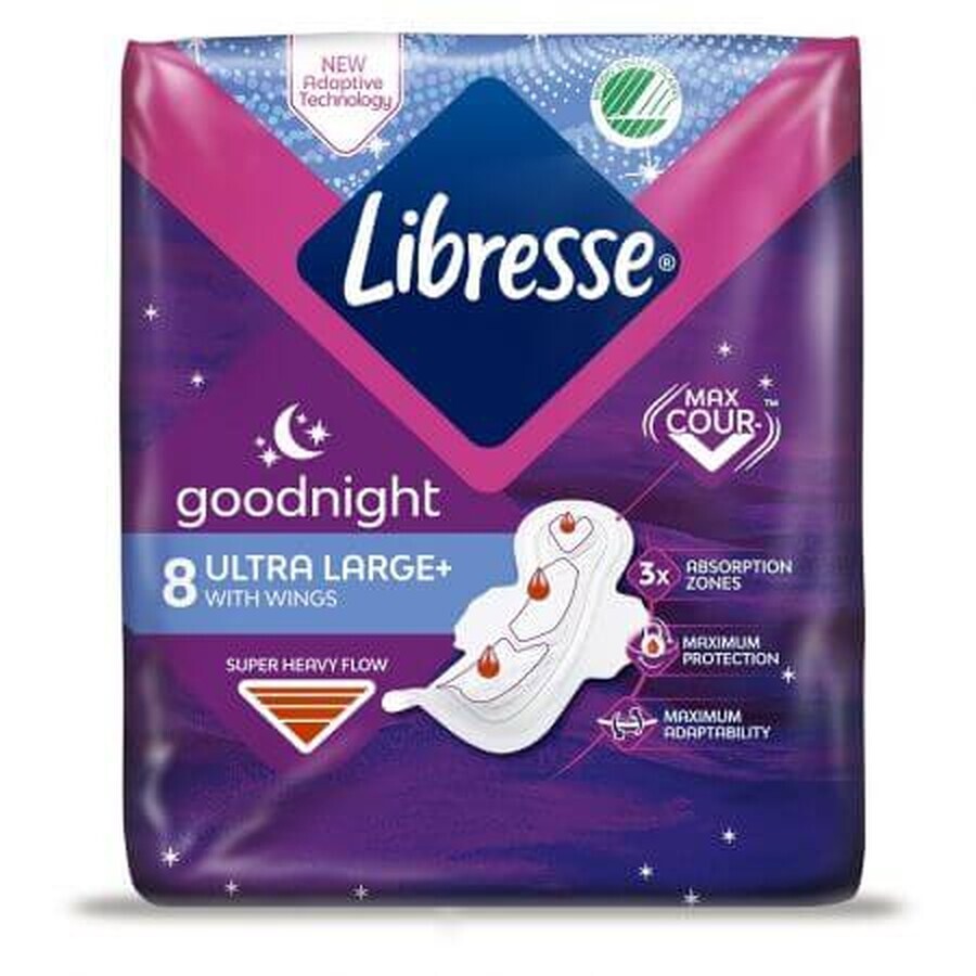 Buy Goodnight absorbent pad, 8 pieces, Libresse Goodnight absorbent pad, 8 pieces, Libresse