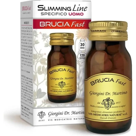 Brucia Fast for Men, 120 Tablets - Metabolism Supplement