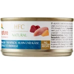 Almo Nature HFC Natuurlijke tonijn, kip en kaas – Natvoer voor katten, 70 g