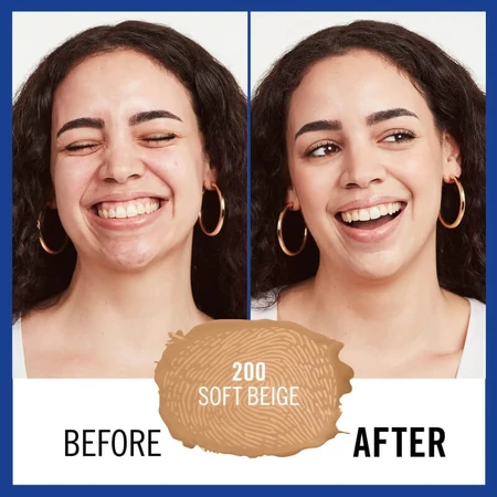 Rimmel Match Perfection - Base de maquillaje líquida con SPF 20 - N.º 200 Soft Beige