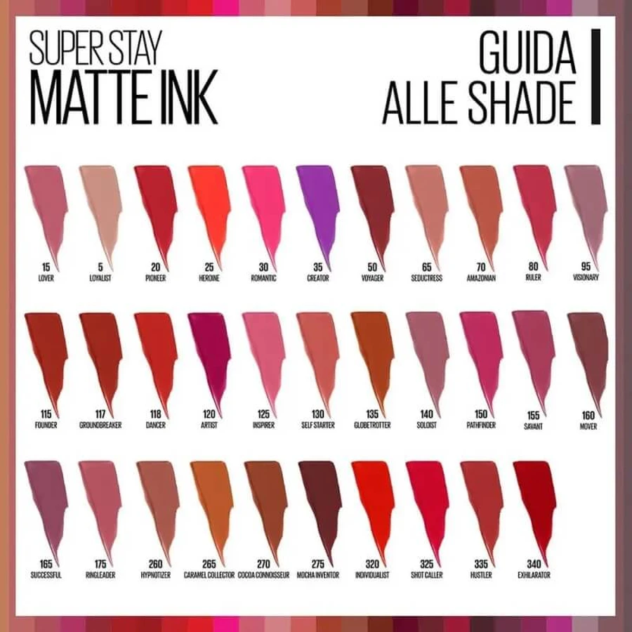 Maybelline Superstay Matte Ink - Rouge à lèvres mat liquide n° 325 Shot Caller