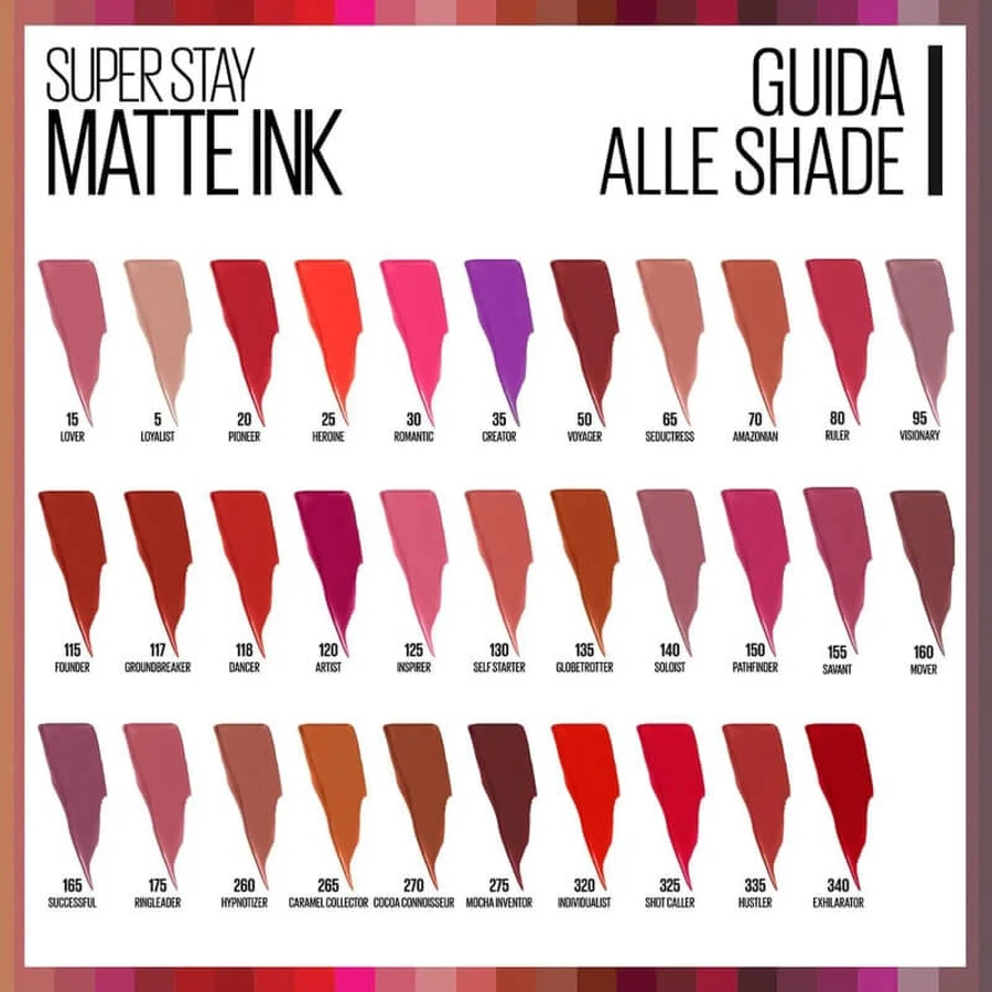 Maybelline Superstay Matte Ink - Rouge à lèvres mat liquide n° 325 Shot Caller