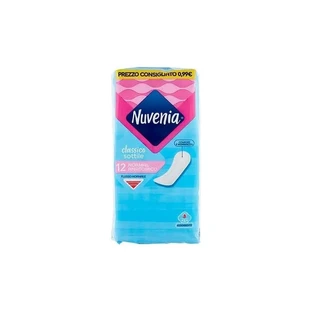 Nuvenia Classic Thin - 12 serviettes hygiéniques profilées de taille standard