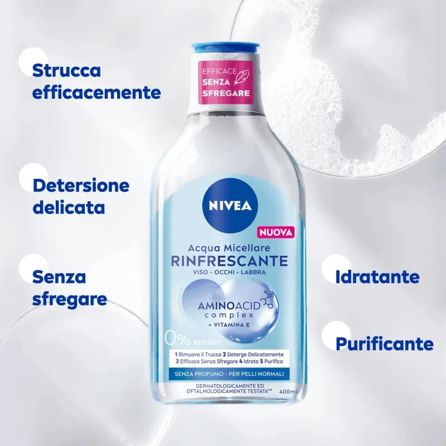 Nivea Moisturizing Micellar Water for Normal Skin, 400 ml