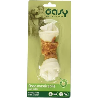 Oasy Chewable Bone with Chicken - Chew Toy for Large Dogs, 67 g