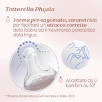 Chicco Perfect Easy – Anti-Kolik-Glasflasche mit Physio-Silikonsauger, ab 0 Monaten, langsamer Durchfluss, 240 ml