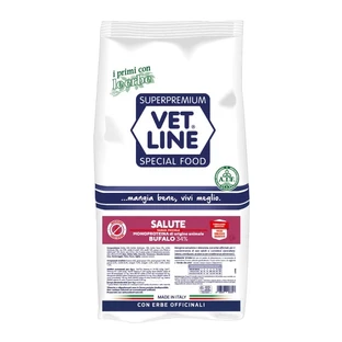 Vet Line Salute Bufalo - Aliment complet pour chiens adultes, 3 kg