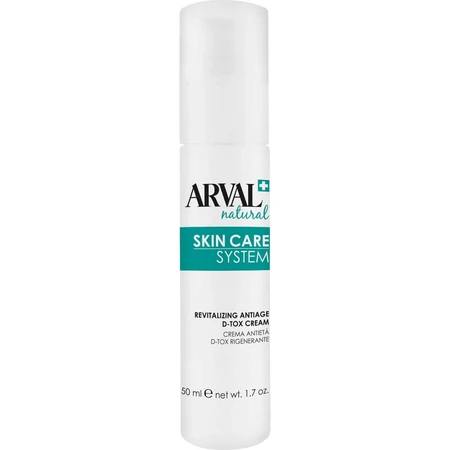 Arval skin care system - crema antietà rigenerante d-tox 50 ml