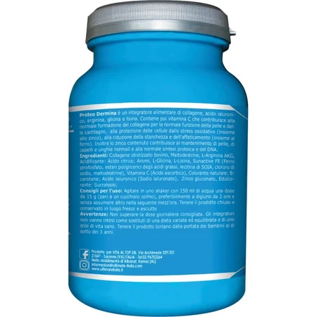 Ultimate Italia Proteo Dermina 450 g – supliment alimentar pentru piele și cartilaje