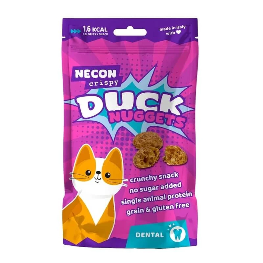 Necon Pet Food Duck Nuggets Dental (Duck) - Cat Snacks, 85 g