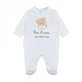 Set de regalo: body de bebé con estampado, 0-3 meses – azul claro