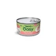 Oasy Wet Cat Natury Soft Jelly Chicken with Salmon - Complementary Food for Adult Cats, 85 g
