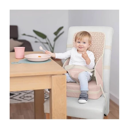 Suavinex Wonder - Asiento elevador portátil y plegable para niños de 6 a 36 meses, rosa