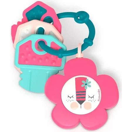 Suavinex Musical Teething Ring - Pink