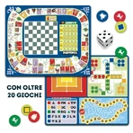 Lisciani Playroom Game Set — over 20 games and 12 board games for children ages 6 and up